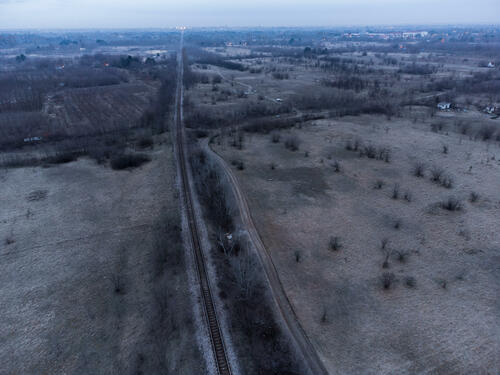 Railroad towards Subotica